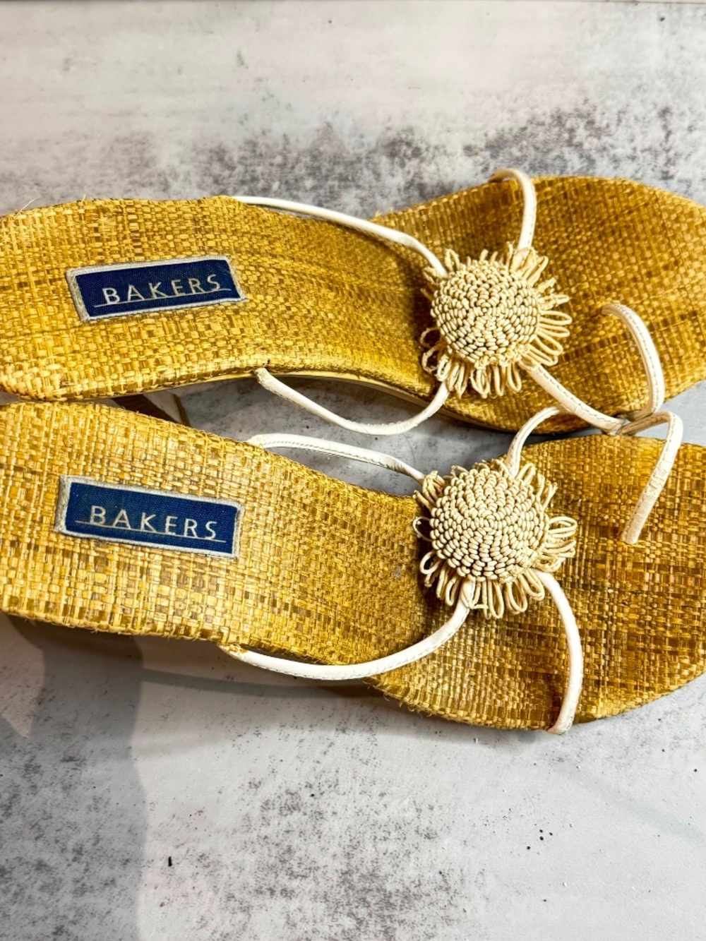 Bakers Sandals Floral Beaded Accents - Picture 5 of 6